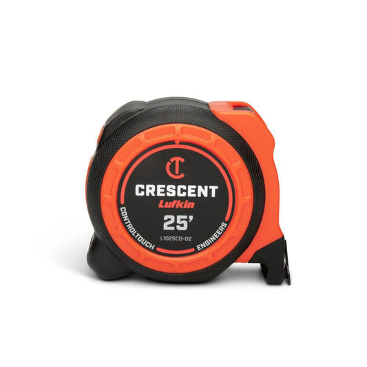 Lufkin L1025CD-02 1-3/16" x 25' CONTROLTOUCH Engineers Tape Measure