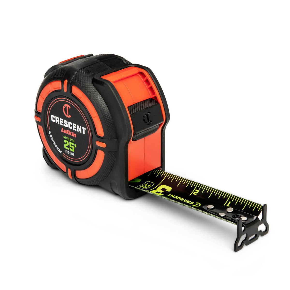 Lufkin L1125NE 1-1/4" x 25' WORKHORSE NITE EYE™ Tape Measure