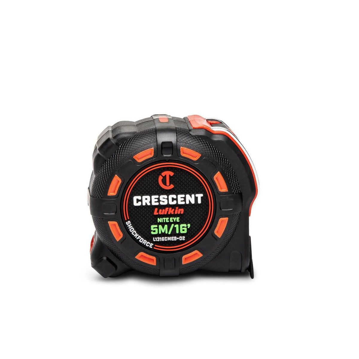 Lufkin L1316CMEB-02 1-1/4" x 5 M/16' SHOCKFORCE NITE EYE™ Tape Measure