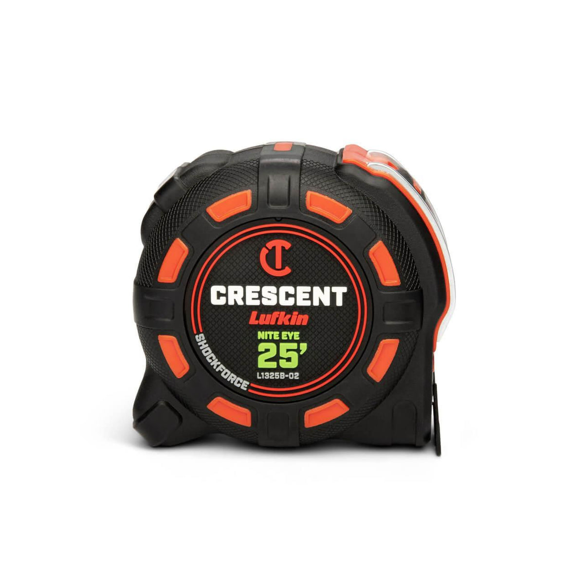 Lufkin LM1325B-02 1-1/4" x 25' SHOCKFORCE NITE EYE™ Magnetic Tape Measure
