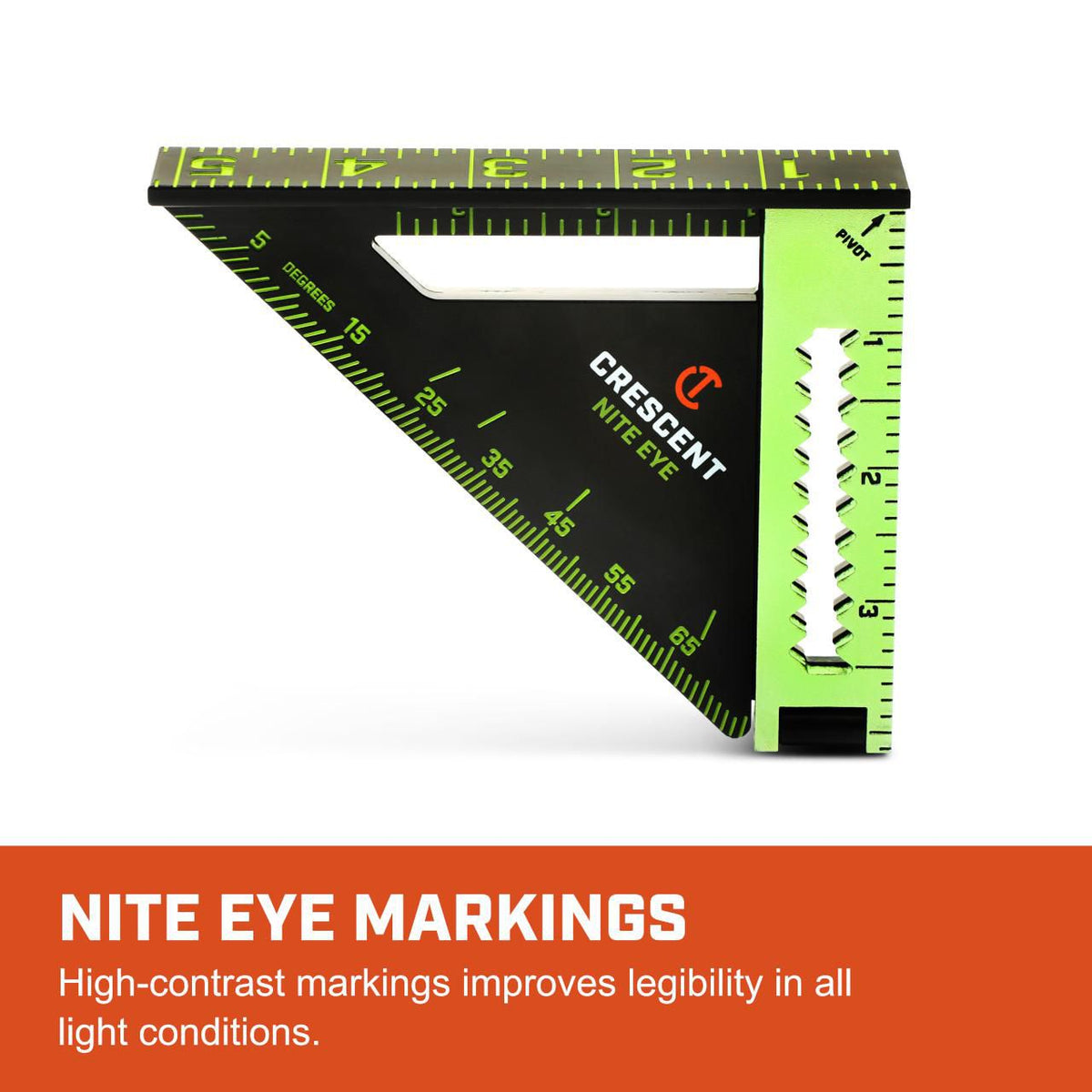 Lufkin LSSP4NE EX4 NITE EYE™ Extendable Trim Square