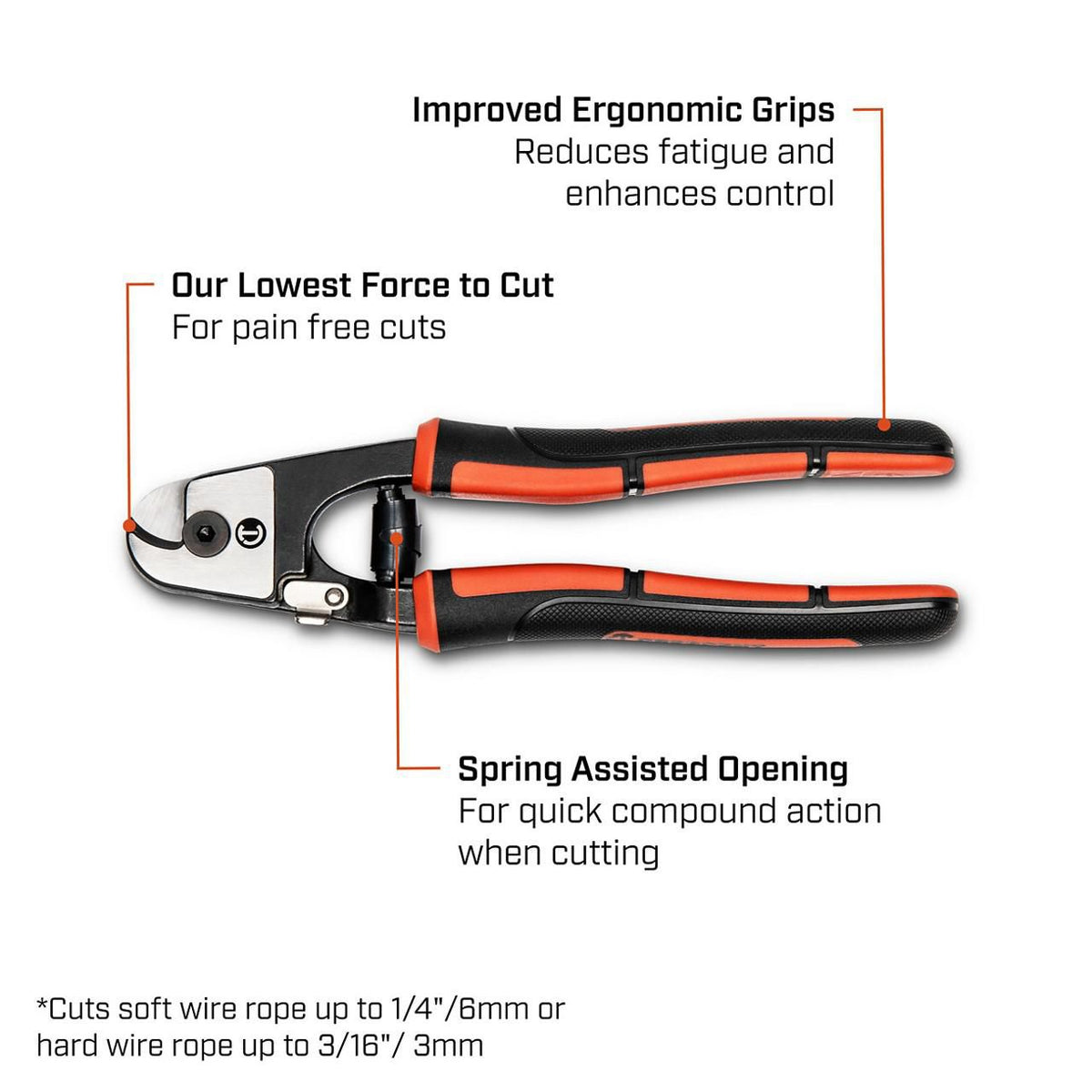 Crescent CT0690WRC 7-1/2" Pocket Wire Rope and Cable Cutter