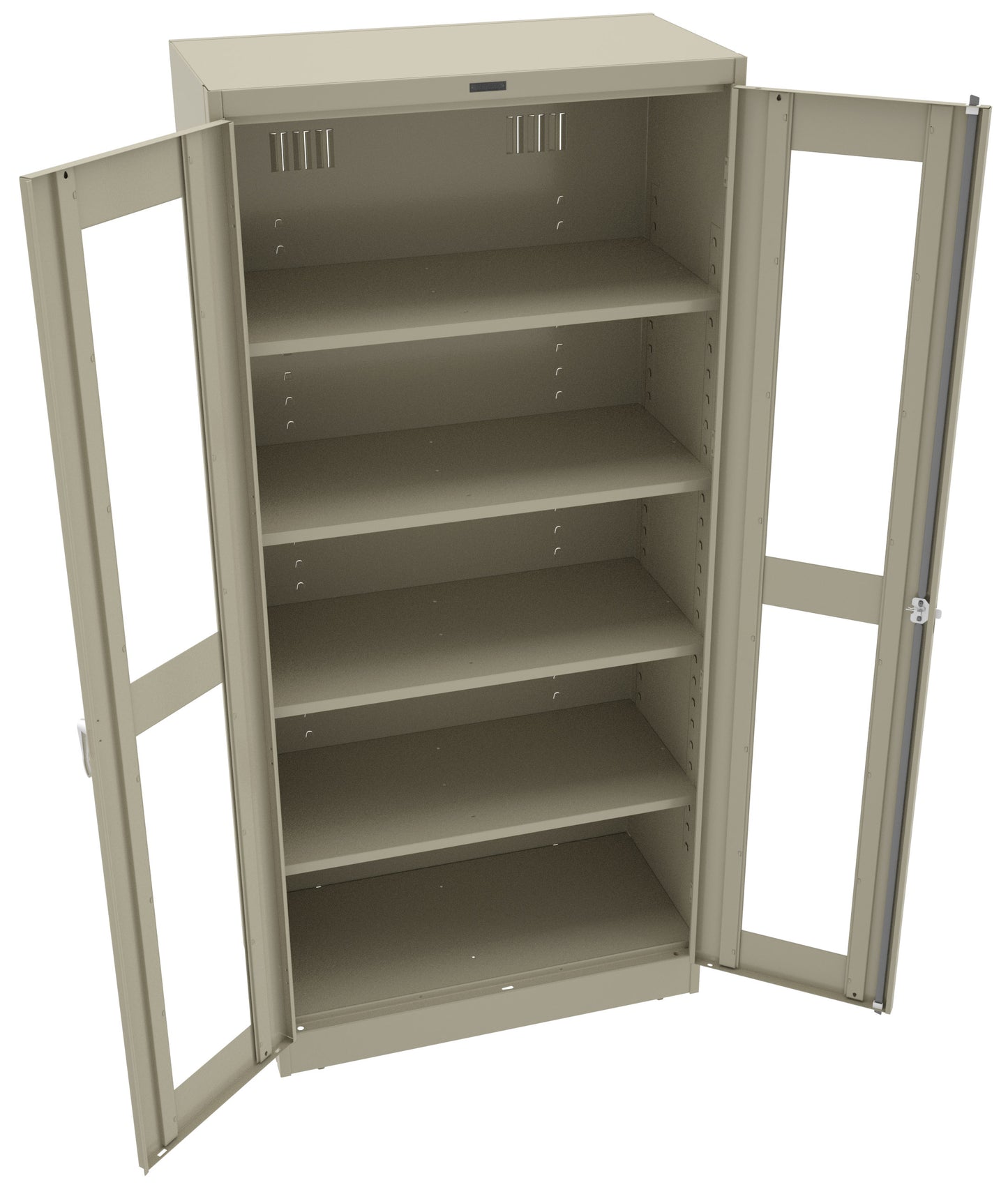 Tennsco CVD7818 Deluxe Storage Cabinet with C-Thru Doors (Assembled)