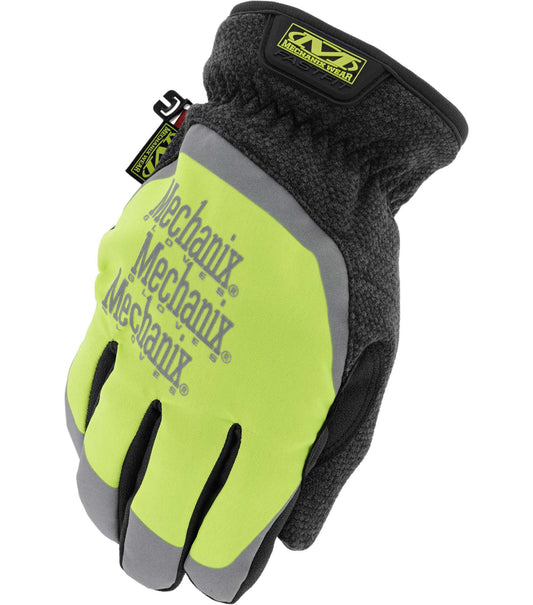 Mechanix Wear CWKSFF-X91-008 ColdWork„¢ Hi-Viz FastFit® D5-360 High-Visibility Cut Resistant Winter Gloves, Size-S