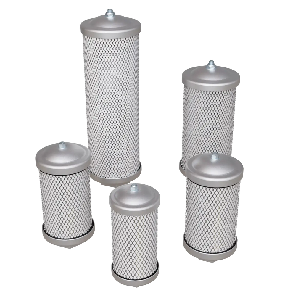Solberg CAM-SW8211-150C Stainless Steel Vacuum Pump Filter Element 150 Micron Washable Wire Mesh Industrial Replacement Cartridge