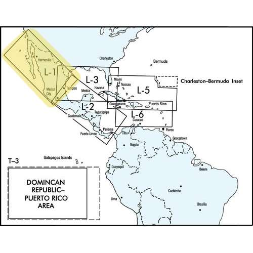 Paradise Clay FAAELCB1 FAA Chart: Enroute Low Altitude CARIBBEAN 1/2