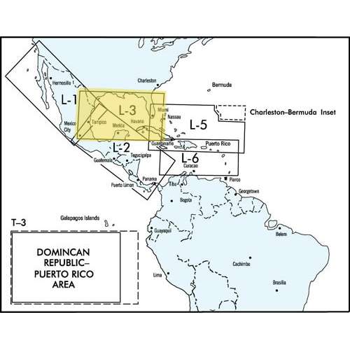 Paradise Clay FAAELCB3 FAA Chart: Enroute Low Altitude CARIBBEAN 3/A3