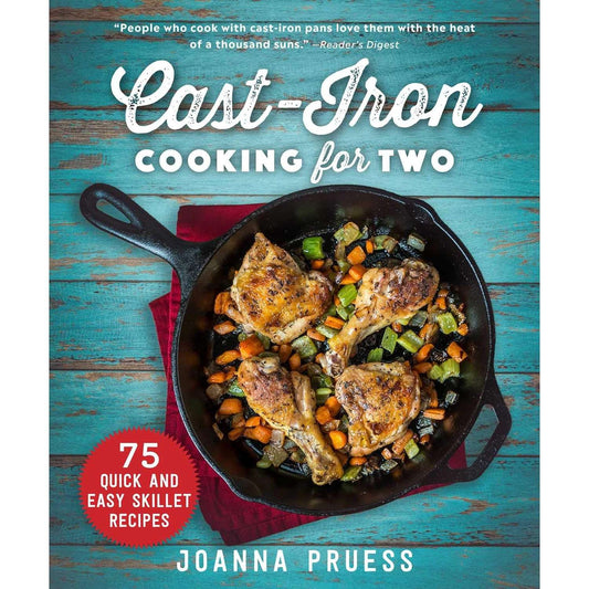 Paradise Clay SKY177 Cast-Iron Cooking for Two: 75 Quick and Easy Skillet Recipes - Book