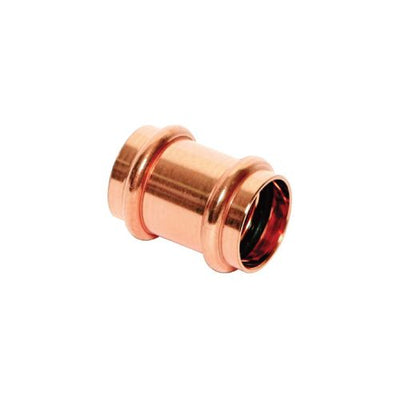 Everflow PPCL0200 2 Copper Coupling - No Stop, P x P, 2'' x 2''