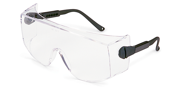 Gateway Safety 6880 CoverAlls OTG Safety Glasses - Over-the-Glasses Wraparound Eye Protection with Wide-Fit Polycarbonate Lens