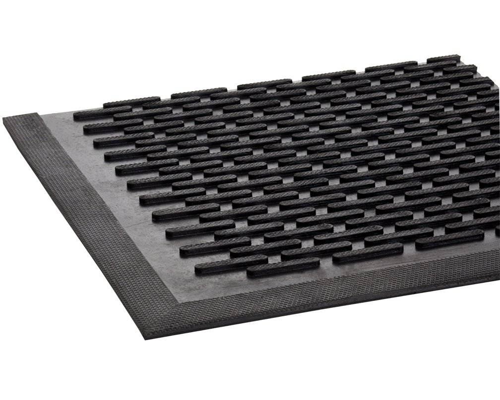 Crown Matting TD 0035BK Crown-Tred 3'x5' Black Outdoor Entrance Mat