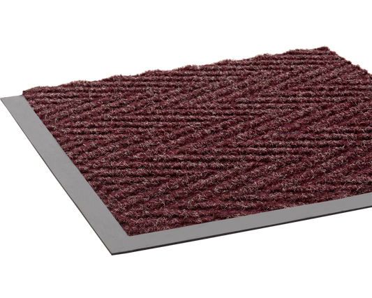 Crown Matting CNR0072BU Chevron 6'x60' Burgundy Indoor Entrance Mat