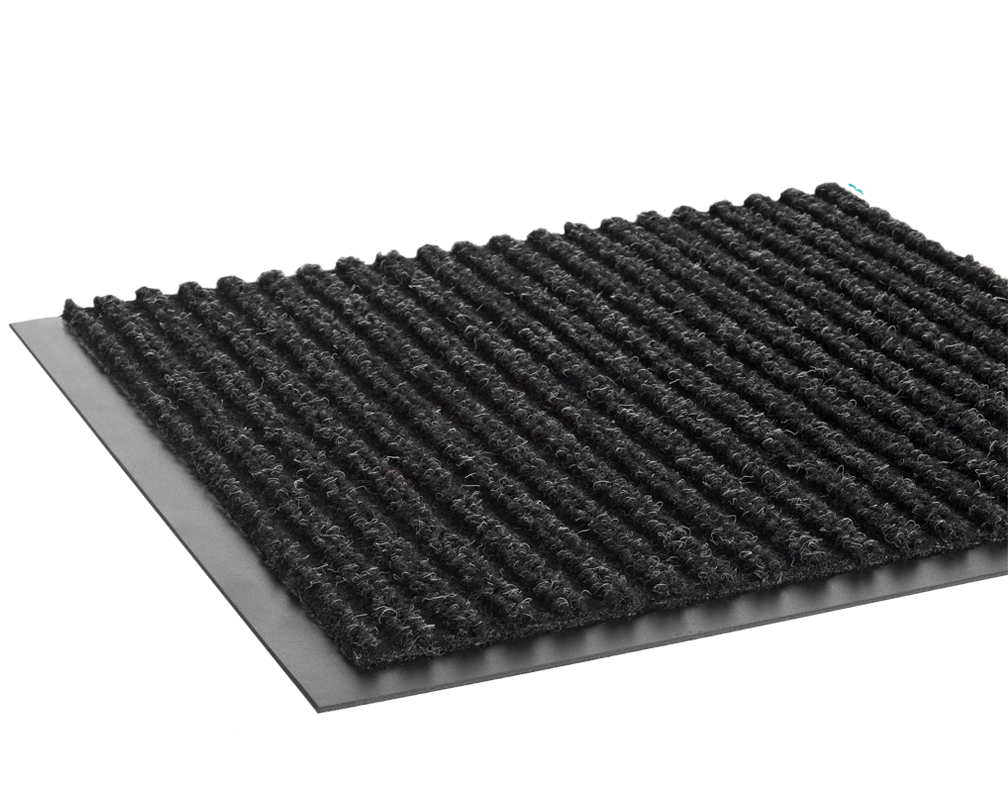 Crown Matting NRR0036CH Needle-Rib 3'x60' Charcoal Indoor Entrance Mat