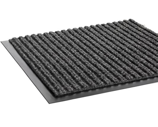 Crown Matting NRR0072GY Needle-Rib 6'x60' Gray Indoor Entrance Mat