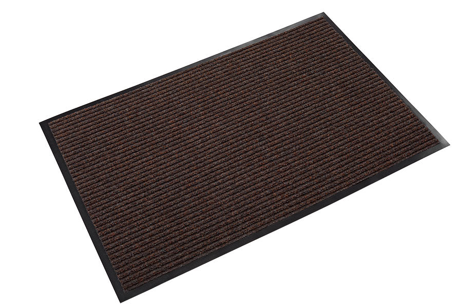 Crown Matting NR 0046BR Needle-Rib 4'x6' Brown Indoor Entrance Mat