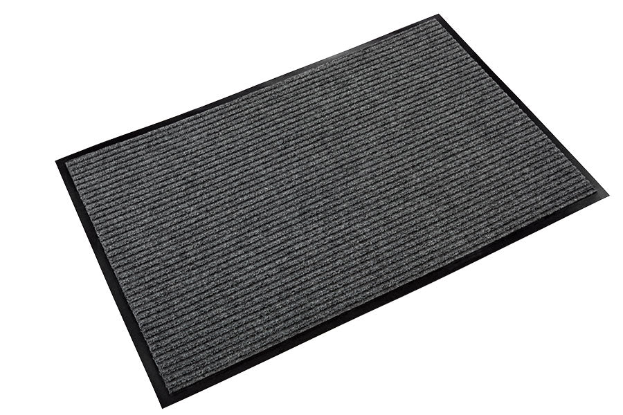 Crown Matting NR 0310GY Needle-Rib 3'x10' Gray Indoor Entrance Mat