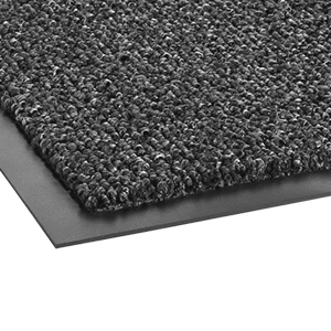 Crown Matting CS 0046GY Cross-Over 4'x6' Gray Indoor Entrance Mat