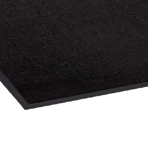 Crown Matting GS 0035BK Rely-On Olefin 3'x5' Black Indoor Entrance Mat