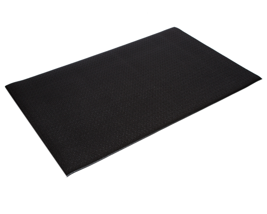 Crown Matting K4 0035BK Comfort-King 1/2 3'x5' Black Anti-Fatigue Dry Area Mat