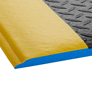 Crown Matting WB Z312KD Wear-Bond Comfort-King Diamond-Surface 3'x12' Black Anti-Fatigue Dry Area Mat