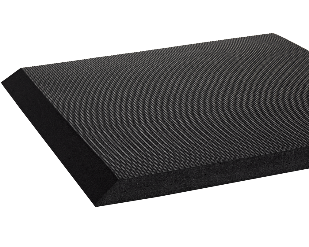 Crown Matting PM 0035BK Paramount 3'x5' Black Anti-Fatigue Dry Area Mat
