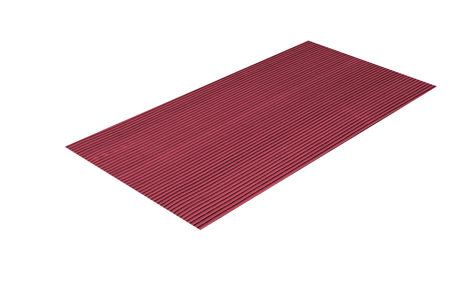 Crown Matting HVR0036MR Sani-Tred 3'x40' Mulberry Red Anti-Fatigue Wet/Oily Area Mat