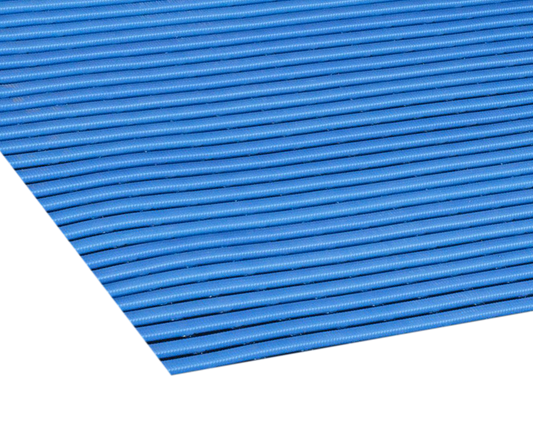 Crown Matting HVR0024OB Sani-Tred 2'x40' Ocean Blue Anti-Fatigue Wet/Oily Area Mat