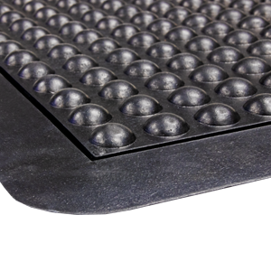 Crown Matting YF SE34BK Yoga-Flex 35"x47" End Black Anti-Fatigue Dry Area Mat