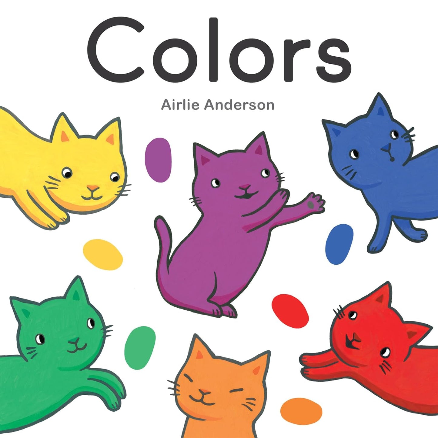 Paradise Clay CPB023 Curious Cats: Colors - Board Book