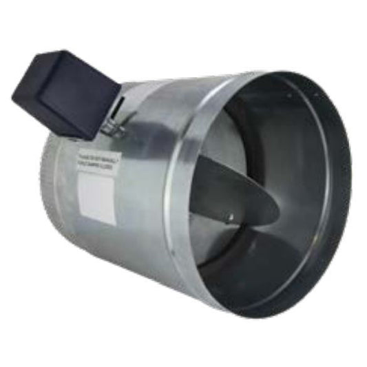 iO HVAC Controls D-04-120V-PO 4" Powered Open, 2 Wire Damper With 120V Actuator
