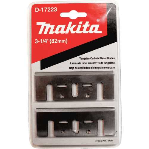 Makita D-17223 3‘1/4" Planer Blade, Tungsten‘Carbide, 2/pk