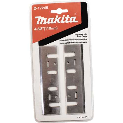 Makita D-17245 4‘3/8" Planer Blade, Tungsten‘Carbide, 2/pk