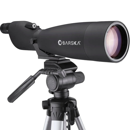 Barska DA12194 30-90x90mm Colorado Waterproof Straight Spotting Scope with Full Tripod Combo