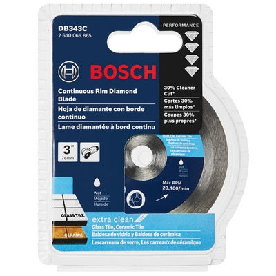 Bosch DB343C 3" Continious Rim Tile Blade