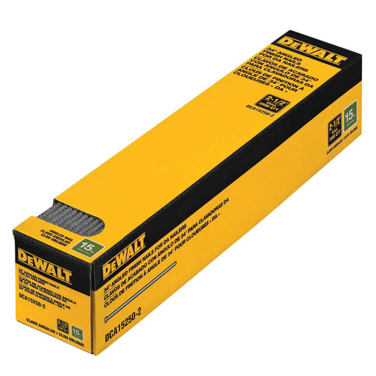 Dewalt DCA15200-2 15 Gauge Da Angled Finish Nails