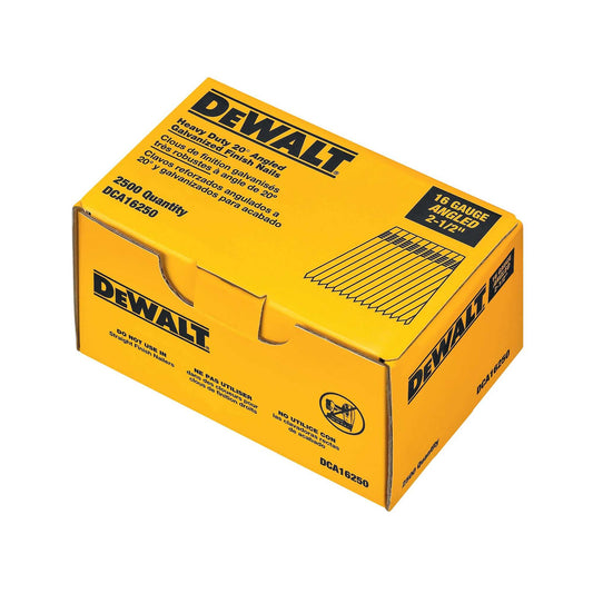 Dewalt DCA16125 16 Gauge Angled Finish Nails