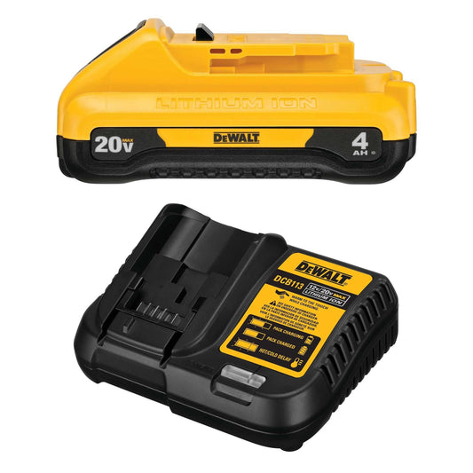 Dewalt DCB240C 20V Max* Compact 4Ah Battery Starter Kit