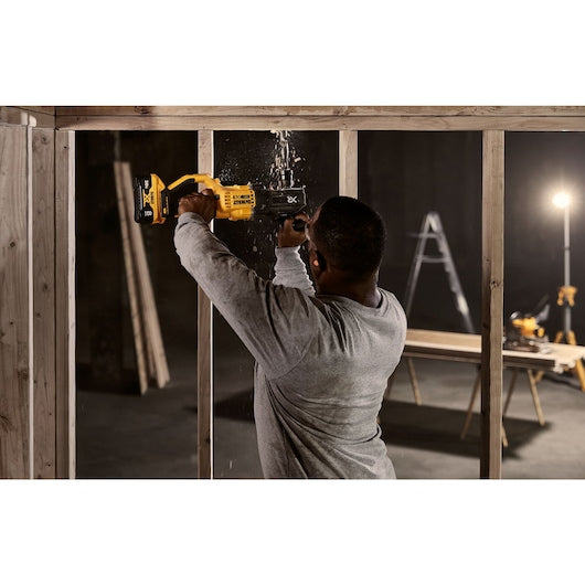 Dewalt DCD443B 20V Max* Xr® Brushless Cordless 7/16 In Compact Quick Change Stud And Joist Drill With Power Detect (Tool Only)