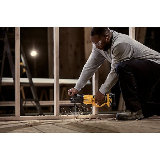 Dewalt DCD443B 20V Max* Xr® Brushless Cordless 7/16 In Compact Quick Change Stud And Joist Drill With Power Detect (Tool Only)