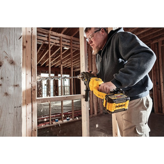 Dewalt DCD470X1 60V Max* In-Line Stud And Joist Drill With E-Clutch® System Kit