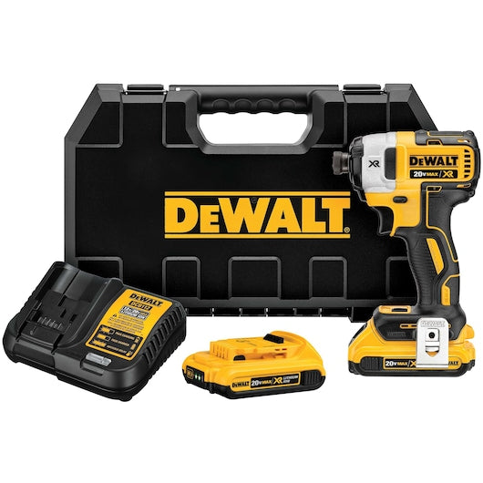 Dewalt DCF887D2 20V Max* Xr® 1/4" 3-Speed Impact Driver Kit (2.0Ah)