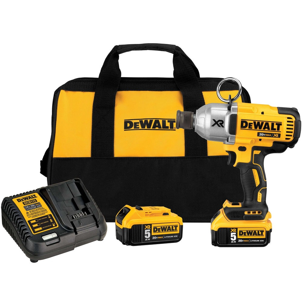 Dewalt DCF898P2 20V Max* Xr® High Torque 7/16" Impact Wrench With Quick Release Chuck Kit (5.0Ah)