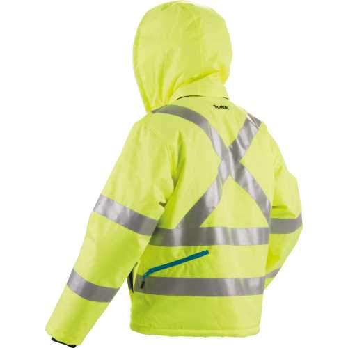 Makita DCJ206Z2XL 18V LXT® Lithium‘Ion Cordless High Visibility Heated Jacket, Jacket Only (2XL)