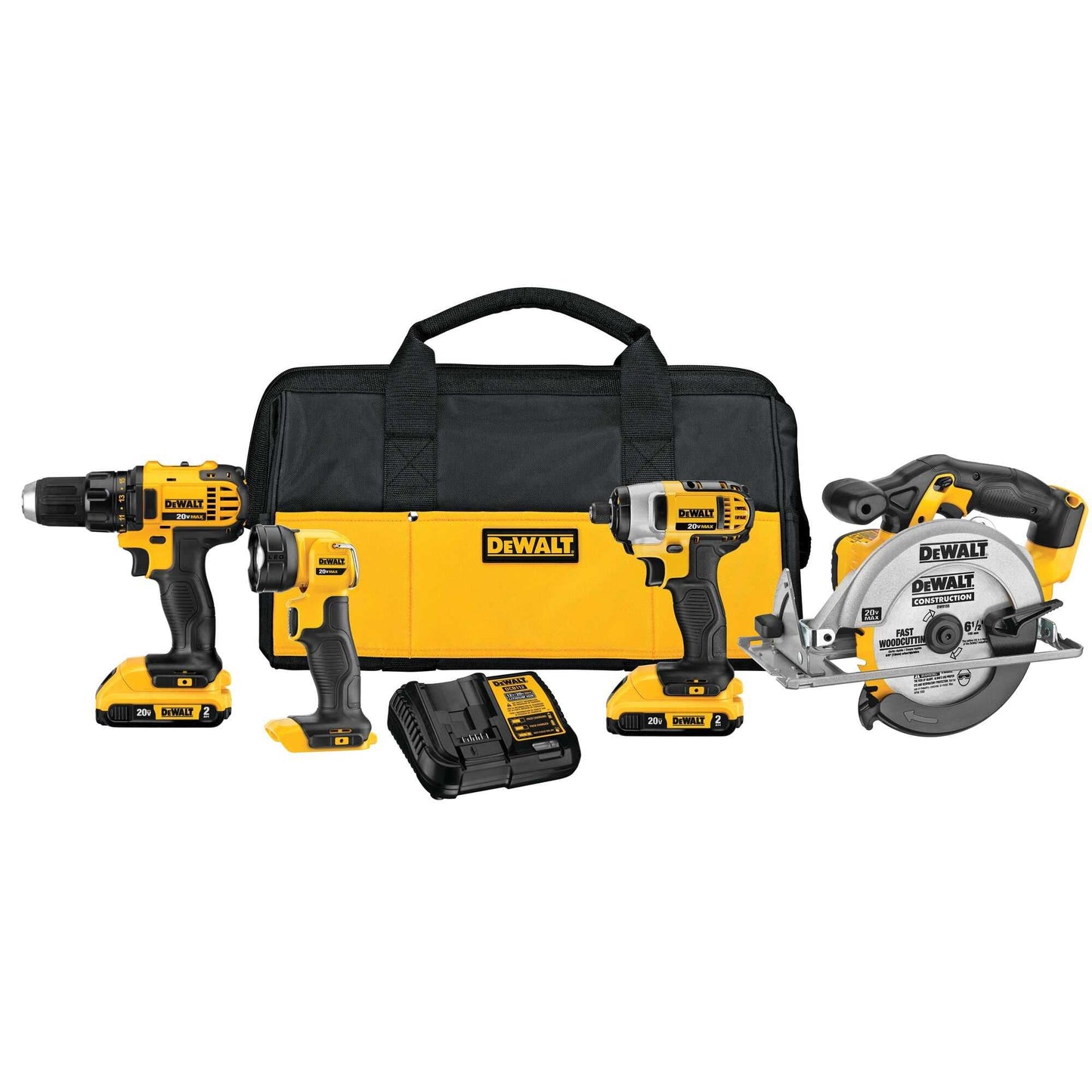 Dewalt DCK421D2 20V Max* Cordless 4-Tool Combo Kit