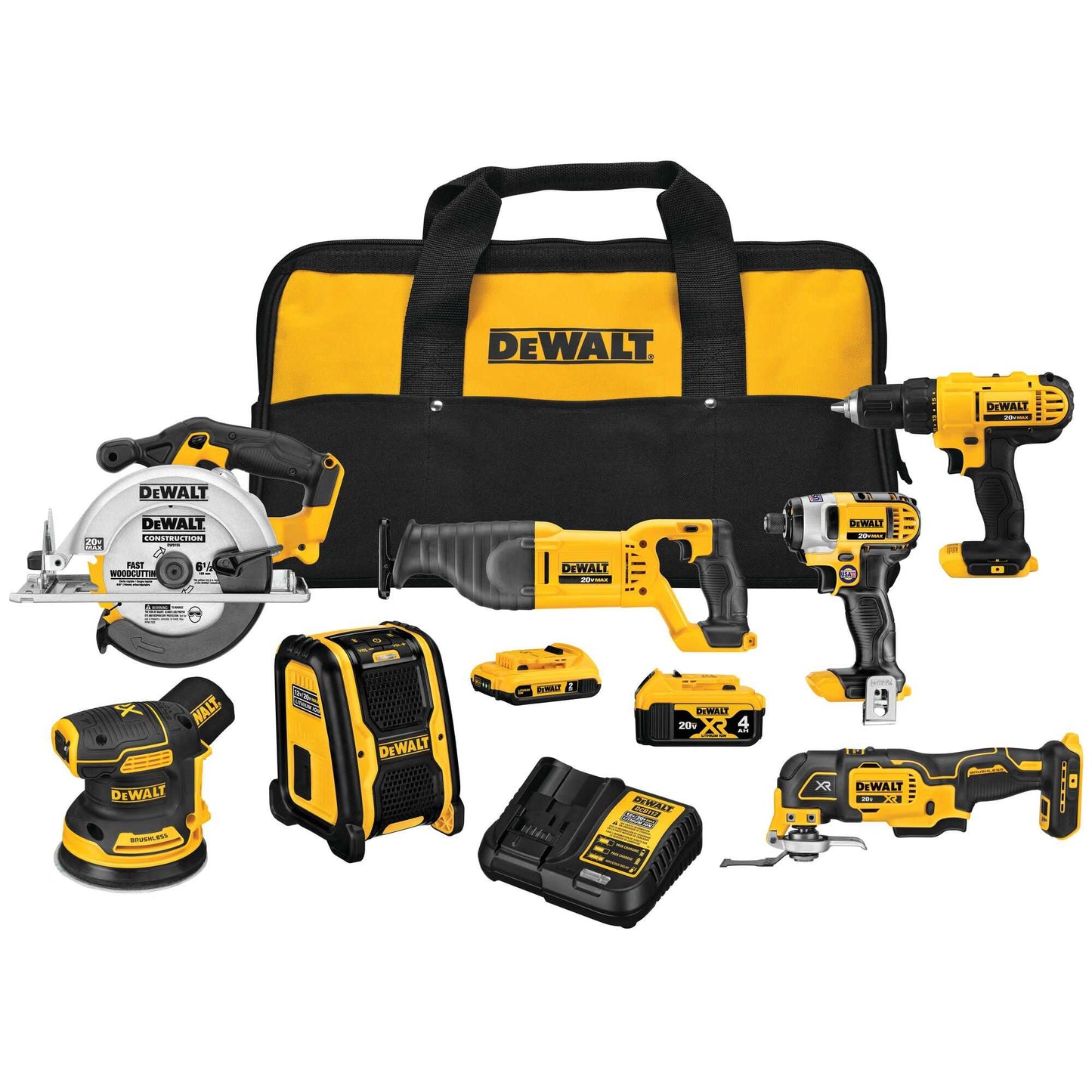 Dewalt DCK771D1M1 20V Max* Cordless 7-Tool Combo Kit