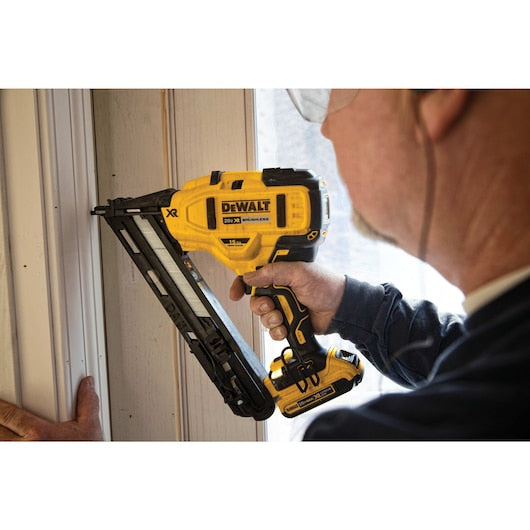 Dewalt DCN650B 20V Max* Xr® 15 Ga Cordless Angled Finish Nailer (Tool Only)