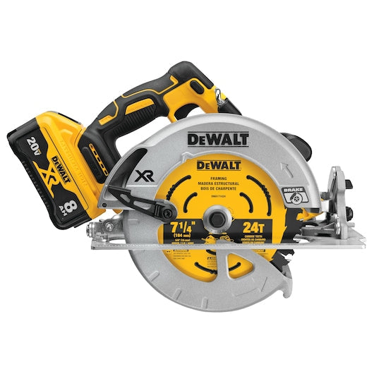 Dewalt DCS574W1 20V Max* Xr® Cordless Brushless 7-1/4 In Circular Saw With Power Detect Tool Technology