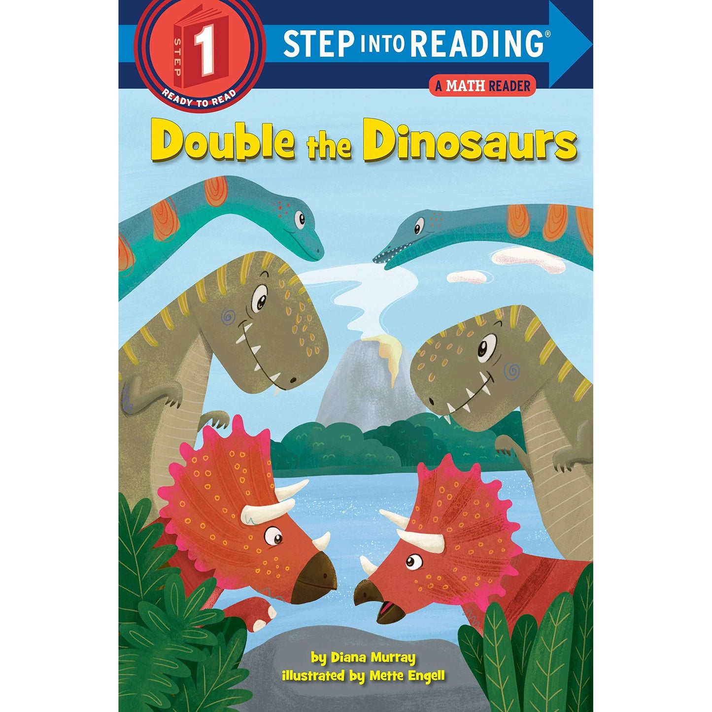 Paradise Clay PGN348 Double the Dinosaurs: A Math Reader - Book