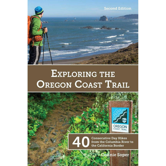 Paradise Clay DFP002 Exploring the Oregon Coast Trail: 40 Consecutive Day Hikes from the Columbia River to the California Border, 2nd Edition - Book