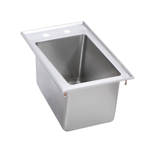 Elkay DI10126X Stainless Steel 13" x 17" x 6" 18 Gauge One Compartment Drop-In Sink
